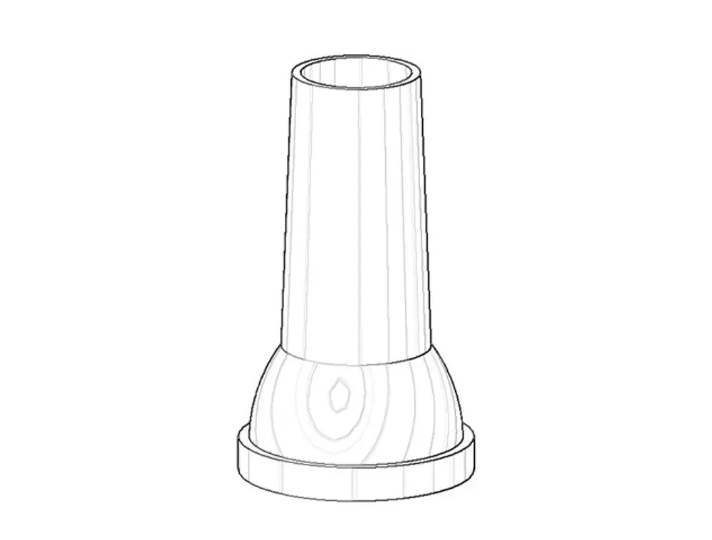 DORNBRACHT Haube ERSATZTEILE 092102076 D. 55 x 105 mm Messing (23kt Gold), 092102076-09 Galeriebild 1